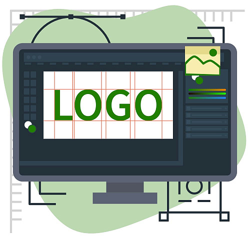 обложка для услуги - разработка логотипа